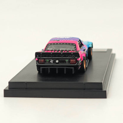 Street Weapon SW 1/64 Ford Mustang 1965 Hoonicorn RTR Los Angeles Monster Diecast Toys Car Models Collection Gifts In Stock - US