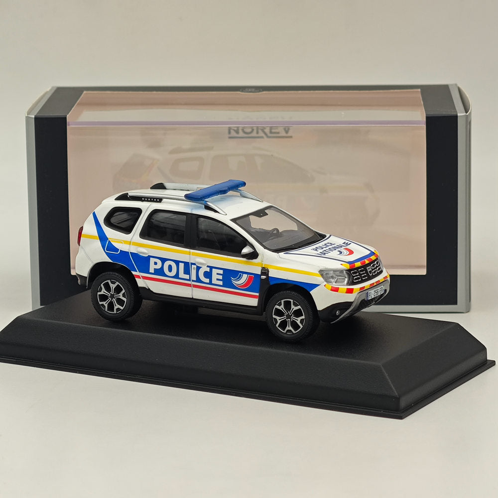 1/43 Norev Dacia Duster 2021 Police Nationale Guadeloupe modèle de voiture moulé sous pression blanc 