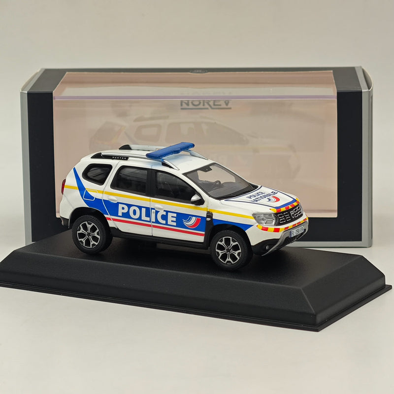 1/43 Norev Dacia Duster 2021 Police Nationale Guadeloupe Diecast Model Car White