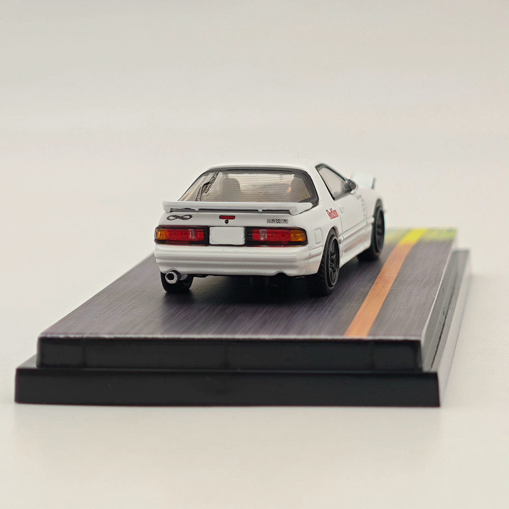 Hobby Japan 1/64 Mazda RX-7 (FC3S) RedSuns Initial D Open Headlights HJ643043D Diecast Model Collection In Stock - US