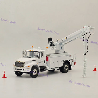 1:34 First lnternational DuraStar Digger Derrick Asplundh Construction Diecast