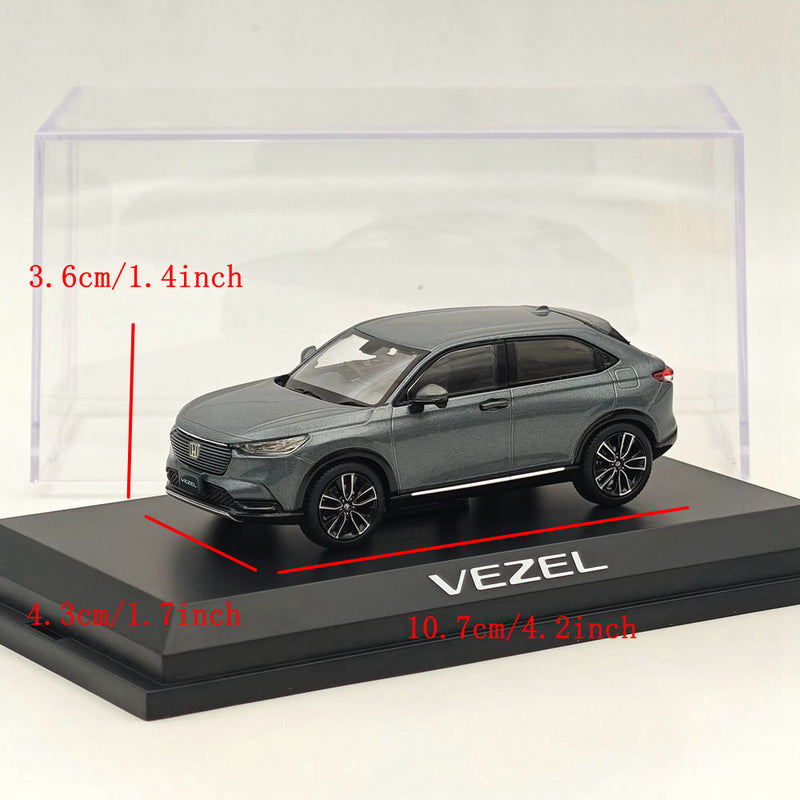 Hobby Japan 1/43 Honda VEZEL e:HEV Z Meteoroid Gray (M) HJ432002GM Diecast Model