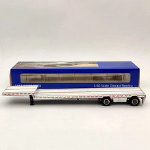 Weiss Brothers 1:50 drop deck Trailer Only WBR027-1700 Diecast Models Truck Aluminum/Black