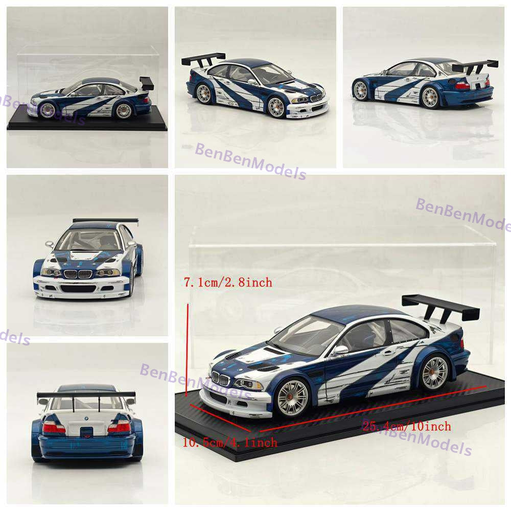 Pre-sale SW 1:18 BMW M3 GTR E46 Need For Speed Limited Edition Resin Model Car Collectible Gifts