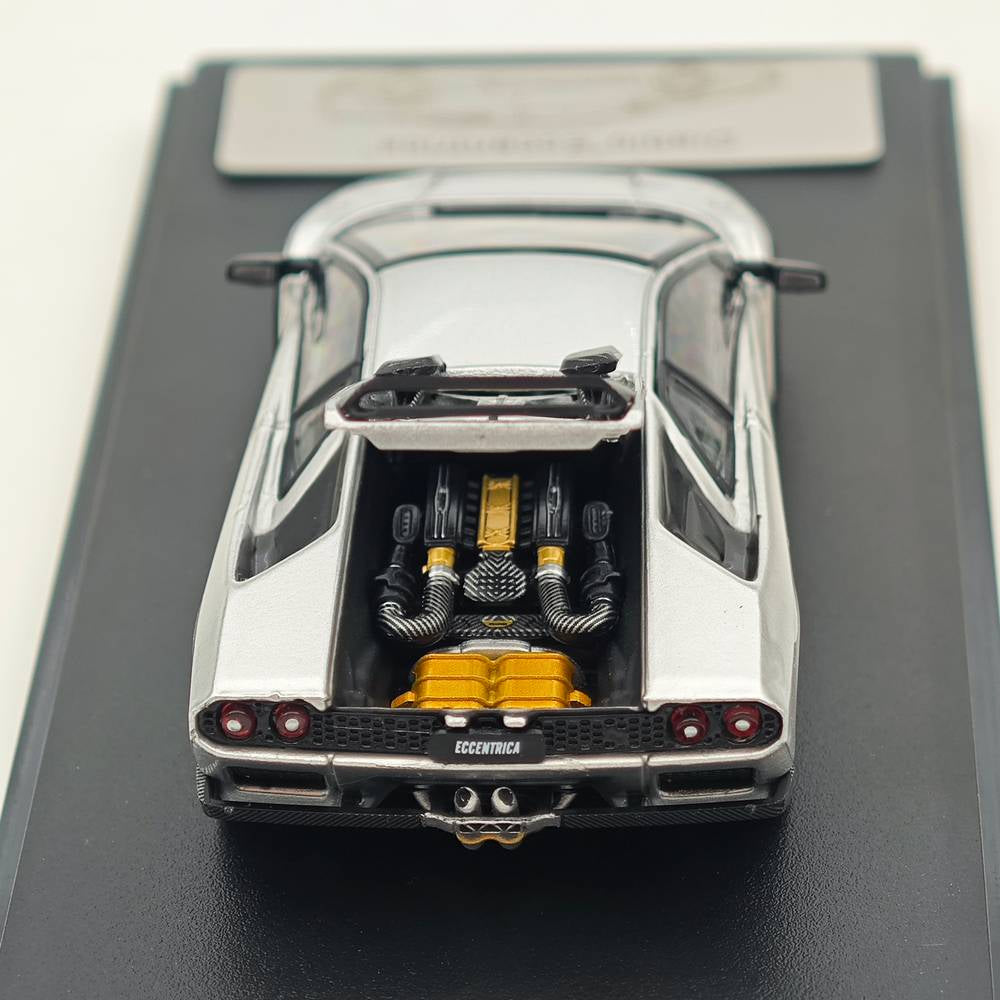 Rhino Model RM 1:64 Diablo Eccentrica Green/Silvery with detachable tailgate Diecast Model Car Collectible