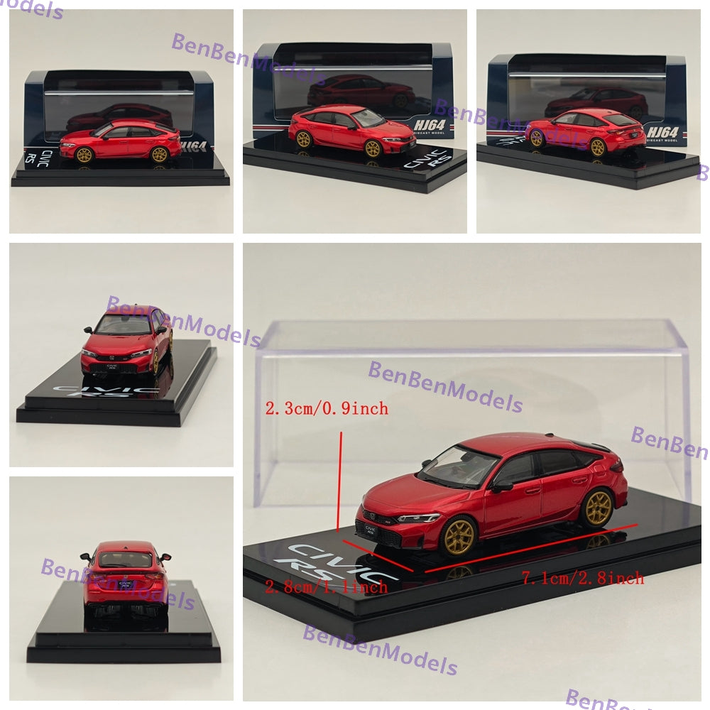 1/64 Hobby Japan CIVIC RS Customized Version Diecast Model Cars Limited