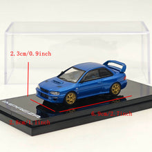 Hobby Japan 1:64 Impreza 22B STi GC8 Rally Custom HJ644041BBL Blue Alloy model