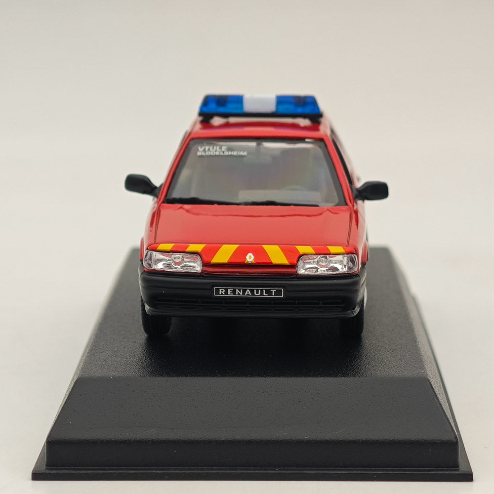 1/43 Norev Renault 21 Nevada 1991 Pompiers Pompiers-VTULE Modèle Moulé Sous Pression Rouge 