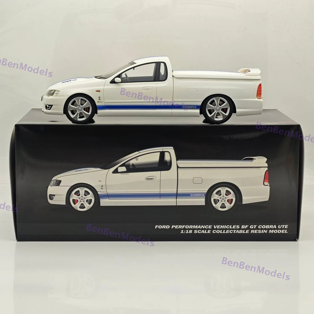 1:18 Ford BF GT Cobra UTE White Cobra High Performance Pickup Model Limited
