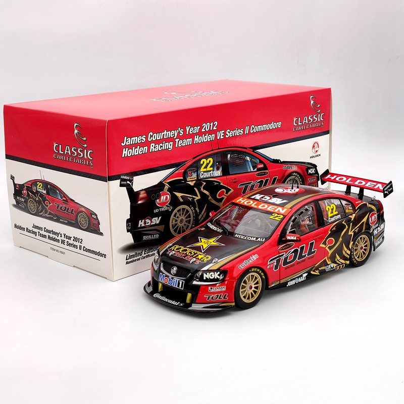 Classic 1:18 James Courtney's 2012 Holden VE Series II Commodore #22 18501 Diecast Collectible Model Used