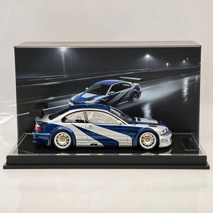 Prévente SW 1:18 M3 GTR E46 Need For Speed Édition Limitée Maquette de Voiture en Résine Cadeaux de Collection