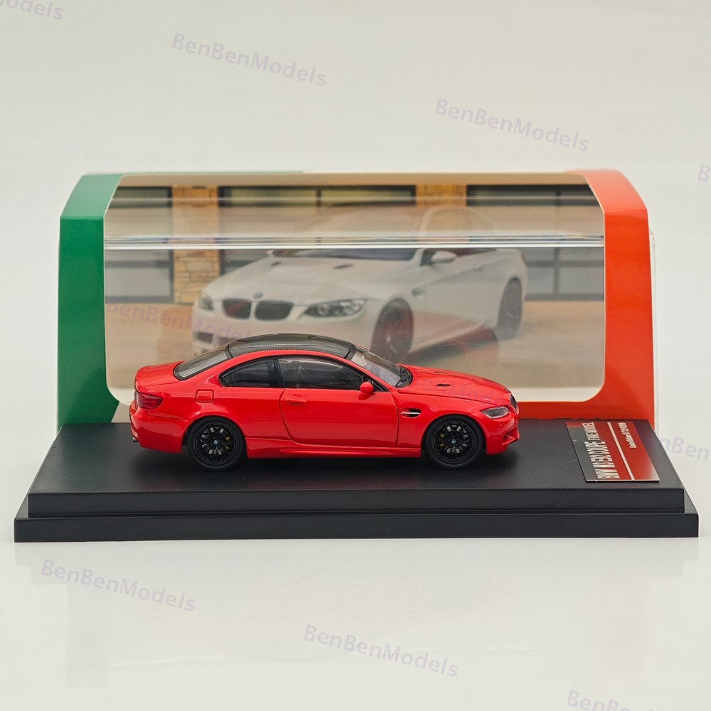 Fine model 1/64 Red BMW M3 E92 COUPE Diecast Model Car Limited Collection Gifts