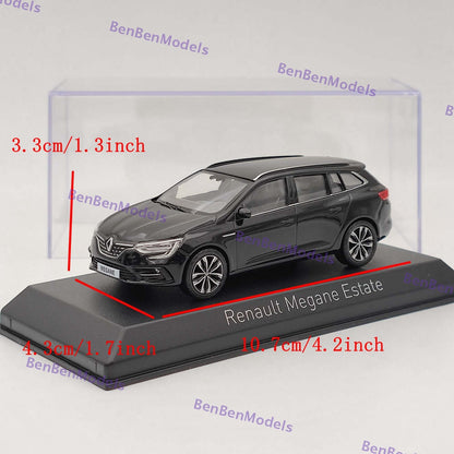 1/43 Norev Renault Megane SUV Diecast Toys Car Models Collection Gifts Black