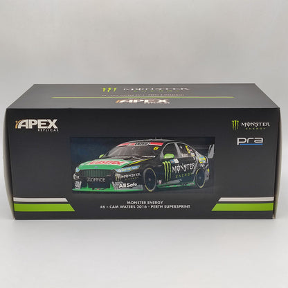 1/18 Apex FORD FG X FALCON MONSTER ENERGY #6- CAM WATERS 2016 AD81419 Modèles moulés sous pression Voiture Collection limitée Jouets Cadeau 