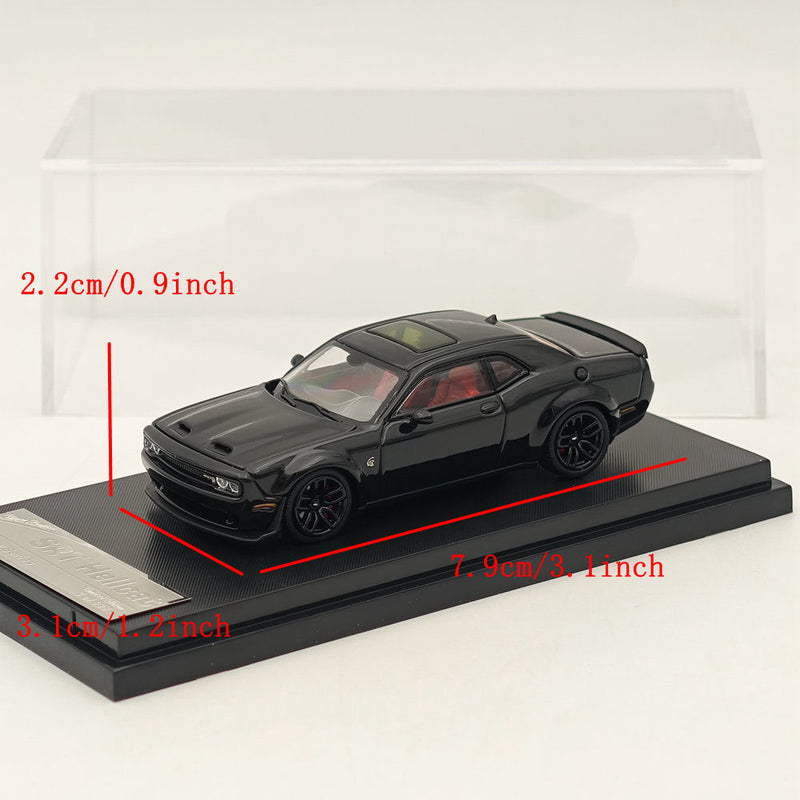 Stance Hunters 1/64 Dodge SRT Hellcat Diecast Models Car Collection Black