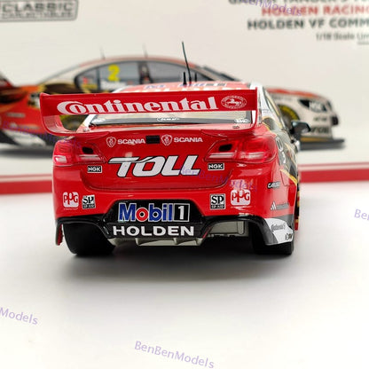 Classic Carlectables 1:18 Garth Tander's 2013 Toll VF Commodore #2 18534