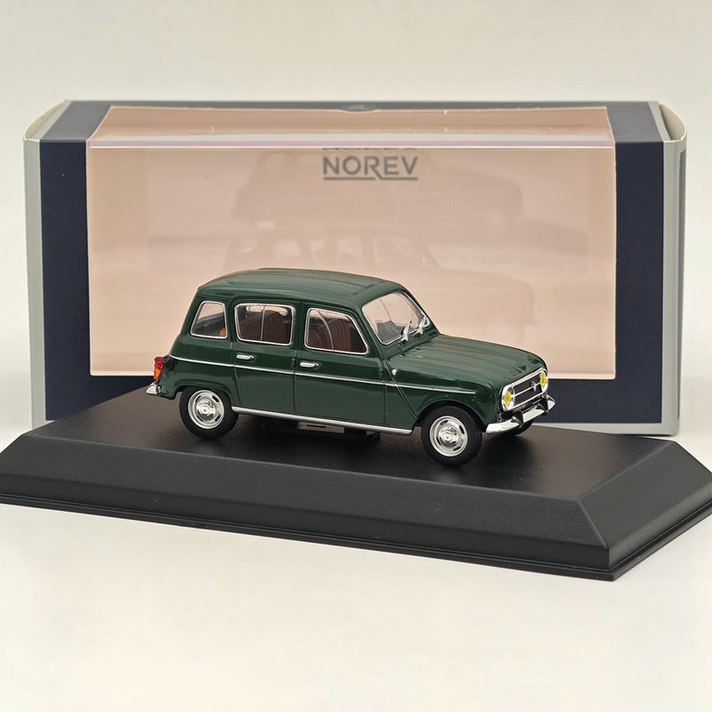 1/43 Norev Renault R4 1974 Dark Green Quatrelle Diecast Models Car Collection