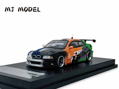MJ 1:64 Scale M3 GTR E46 NFSA Need for Speed: Assemble Livery Metal Diecast Toys Models Car Collection Miniature Hobby Gifts