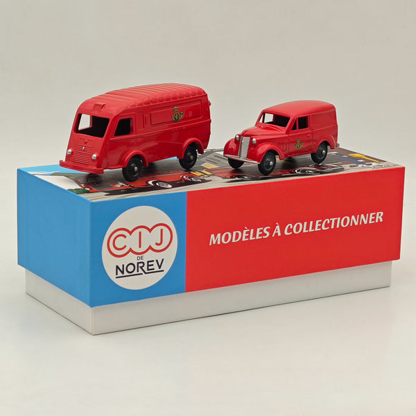 1/43 NOREV C36102 Renault 1000kgs & Dauphinoise Belgian Post Pack Diecast Red