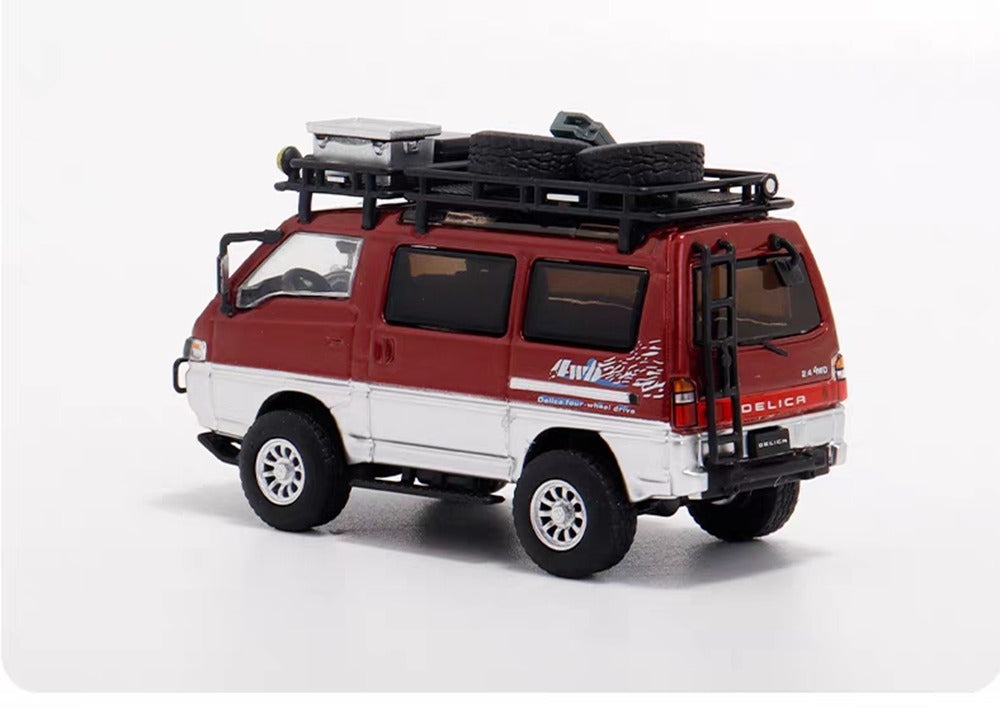 Autobots Models 1:64 for Delica 4X4 Star Wagon Van Diecast Toys Car Miniature Vehicle Hobby Collectible Gifts