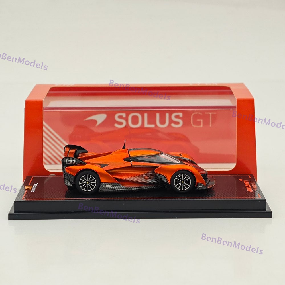 1/64 CM Mclaren Solus GT Racing Sports Diecast Metal Car Ornaments Supercar