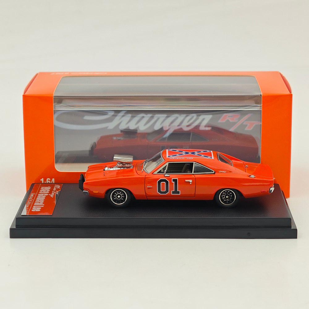 Mini Forge 1:64 1969 Charger RT style General Lee / with 1600 HP Twin-Turbo LS Diecast Motor