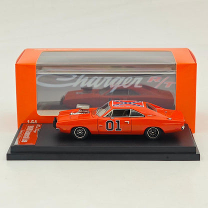 Mini Forge 1:64 1969 Charger RT style General Lee / with 1600 HP Twin-Turbo LS Diecast Motor