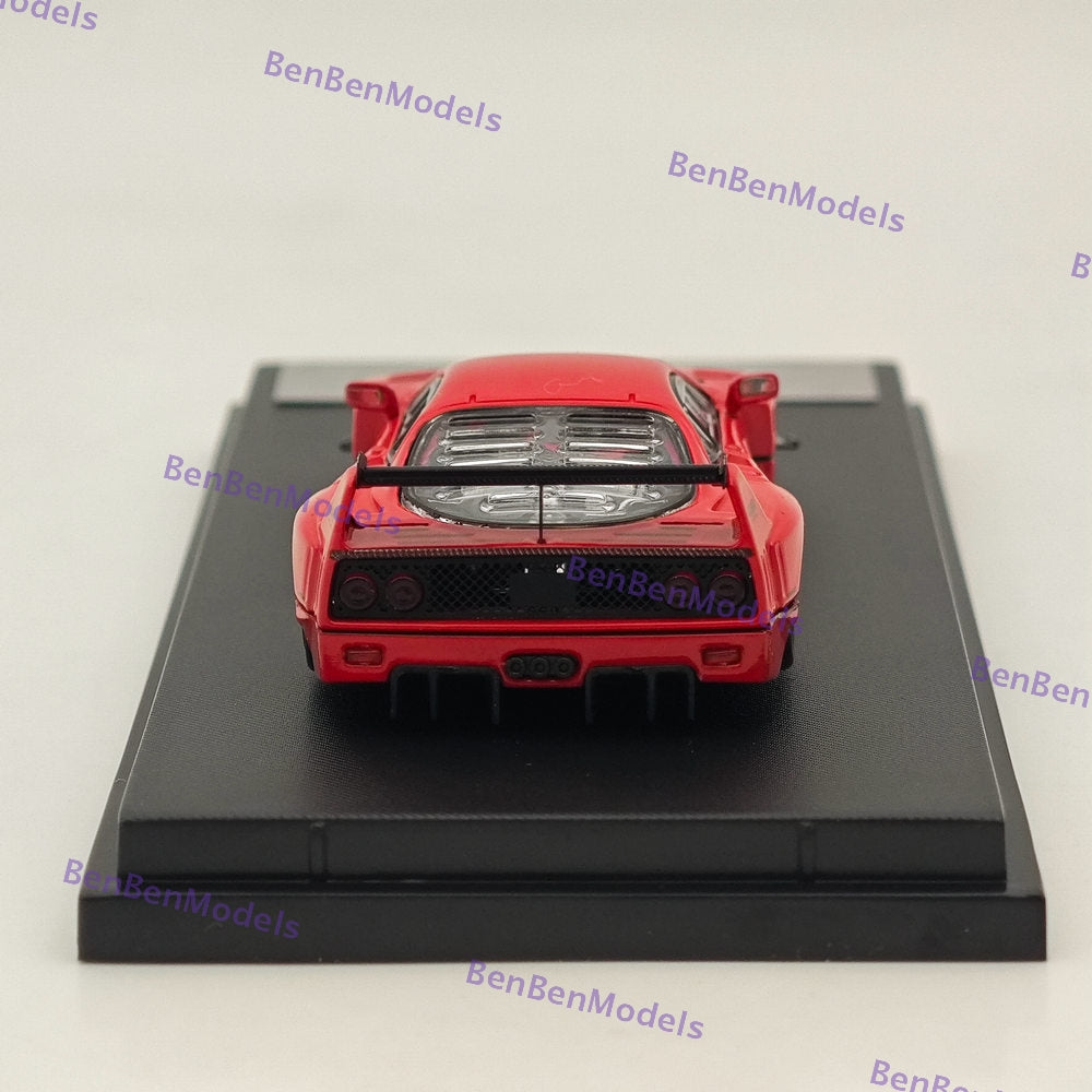 ■1/64【LBWK F40 STREET　WARRIOR】RED➕WHITE 1/64 STREET WARRIOR SW LBWK F40 White Diecast Models Car