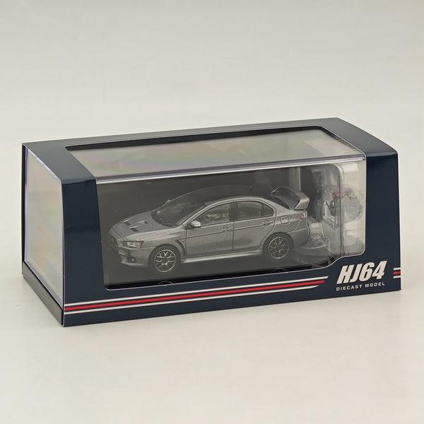 Hobby Japan 1/64 Mitsubishi Lancer Evolution X Final Edition Gray HJ642053CGM