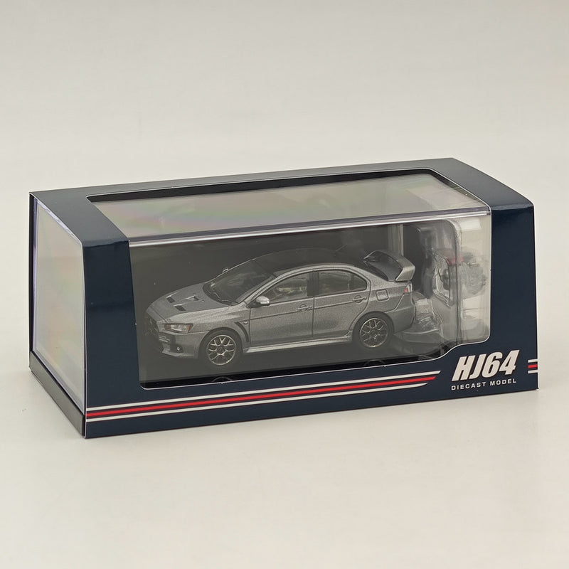 Hobby Japan 1/64 Mitsubishi Lancer Evolution X Final Edition Gray HJ642053CGM