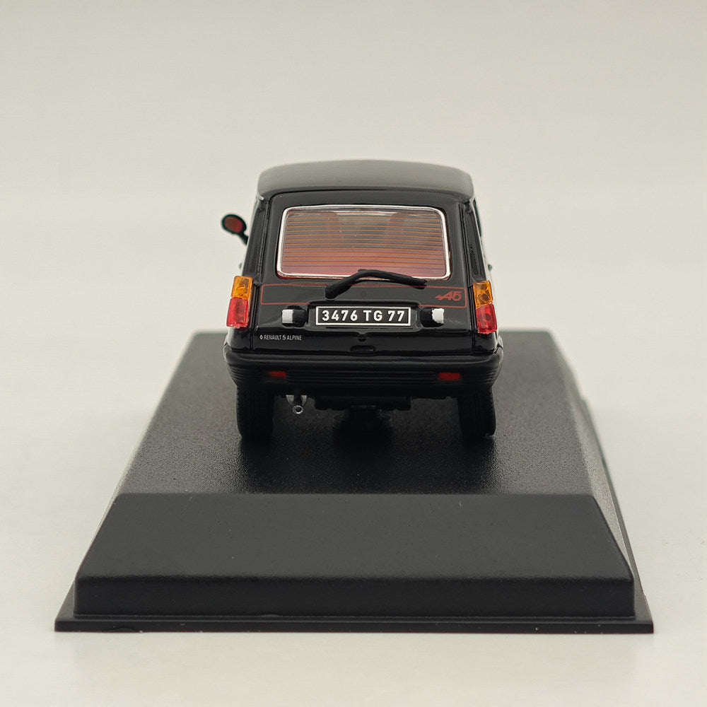 Modèle réduit de voiture moulé sous pression Norev Renault 5 Alpine 1977, collection limitée, noir, 1/43 