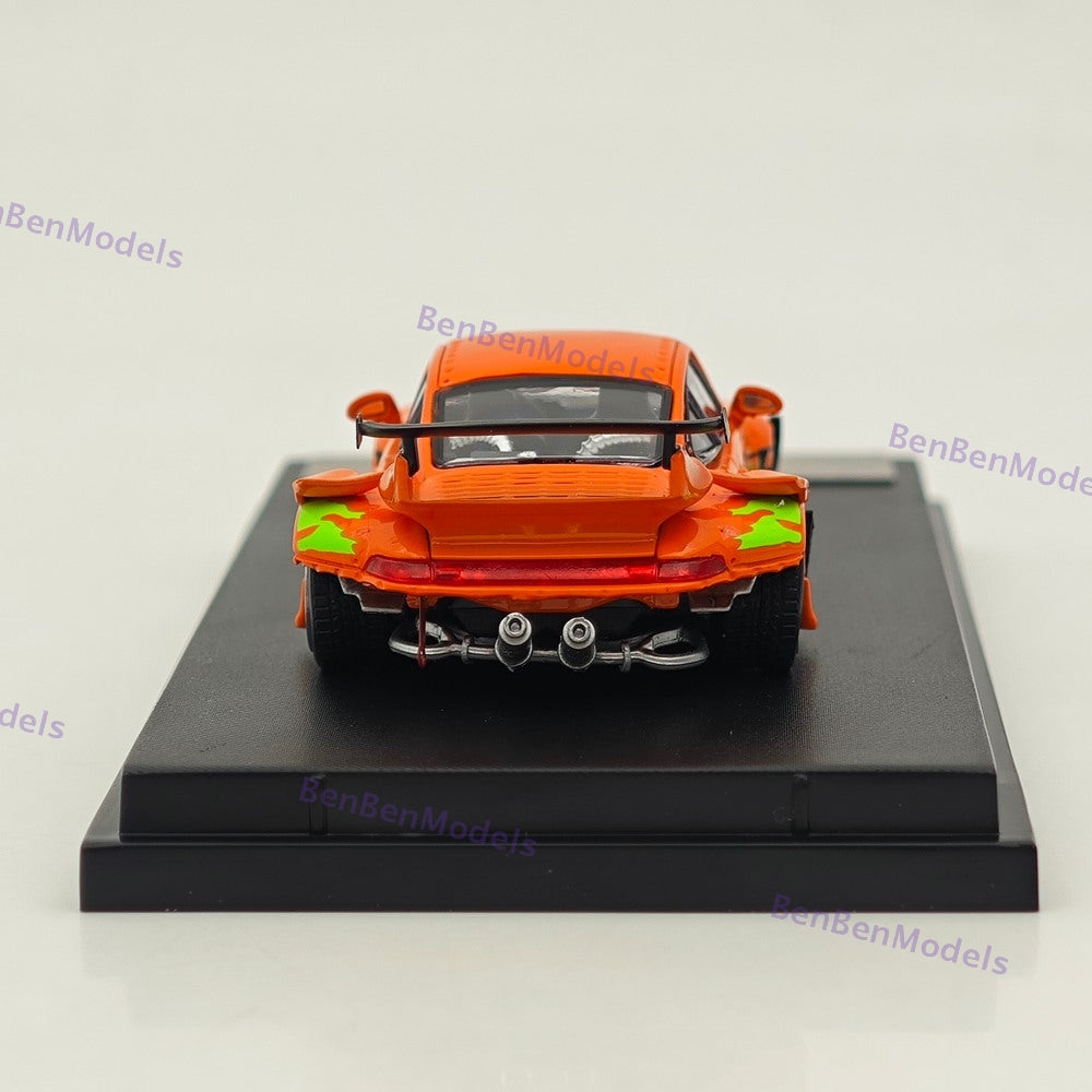 1/64 SW 993 Low tail Orange Speed and Furious Diecast Metal Car