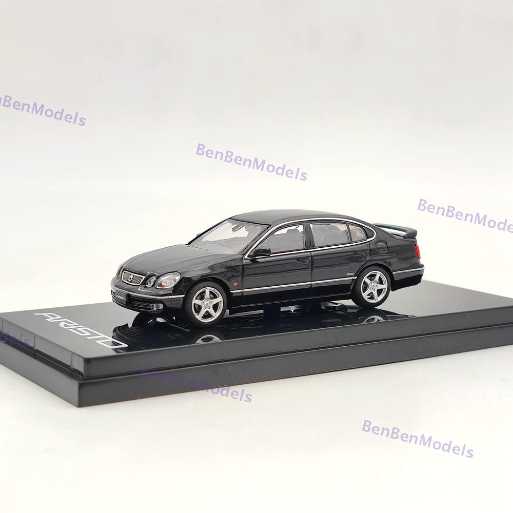 1/64 Hobby Japan TOYOTA ARISTO V300 VERTEX EDITION Black Diecast HJ641030ABK