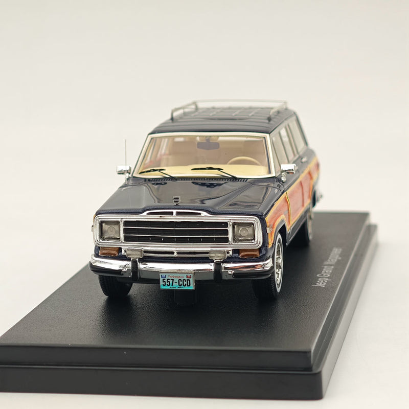 NEO 1/43 Jeep Grand Wagoneer Blue Resin Models Car Colllection