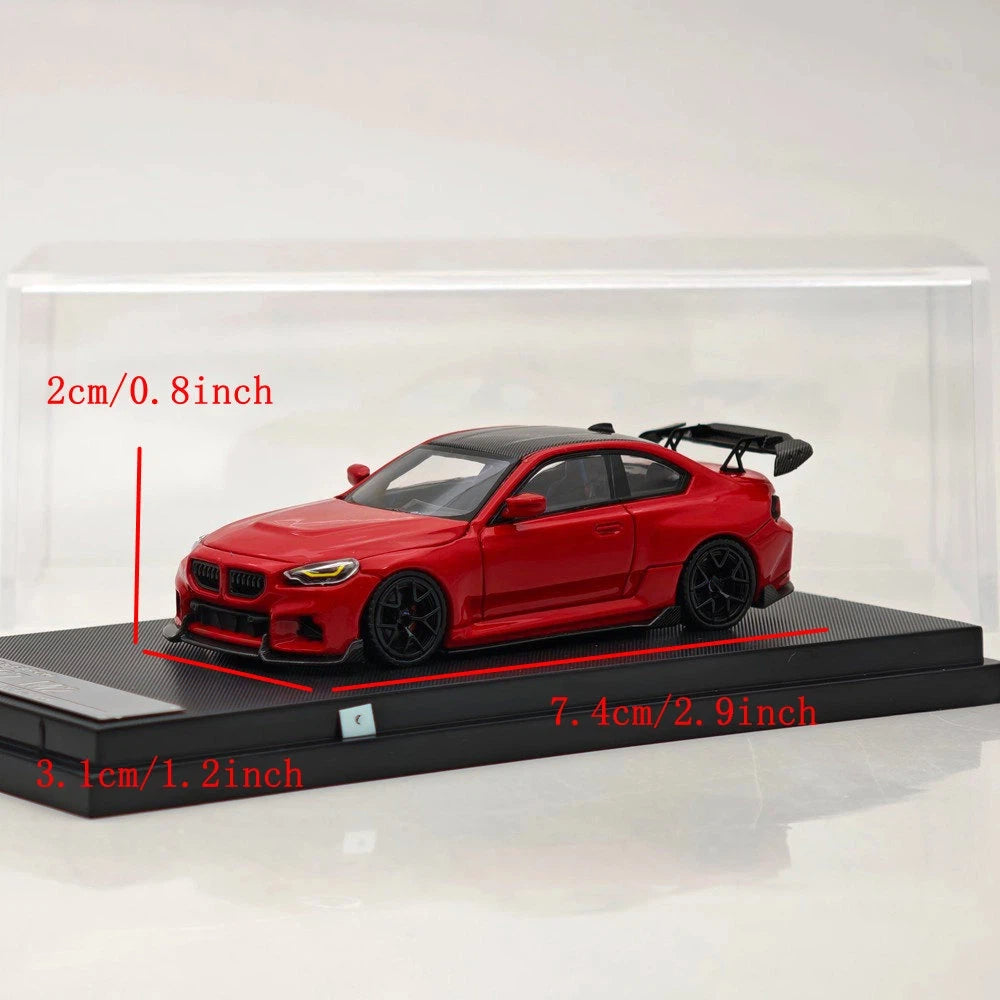 Street Weapon SW 1/64 M2 G87 MK2 ADRO wide body modification Diecast Model Car Limited Edition