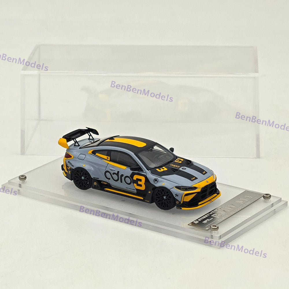 APA SW 1:64 Grey M4 G82 Expo Exclusive Widebody Diecast Metal Car