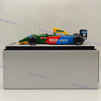 1/18 Tecnomodel Benetton B190 1990 Monaco GP Nelson Piquet #20 Resin Model Car