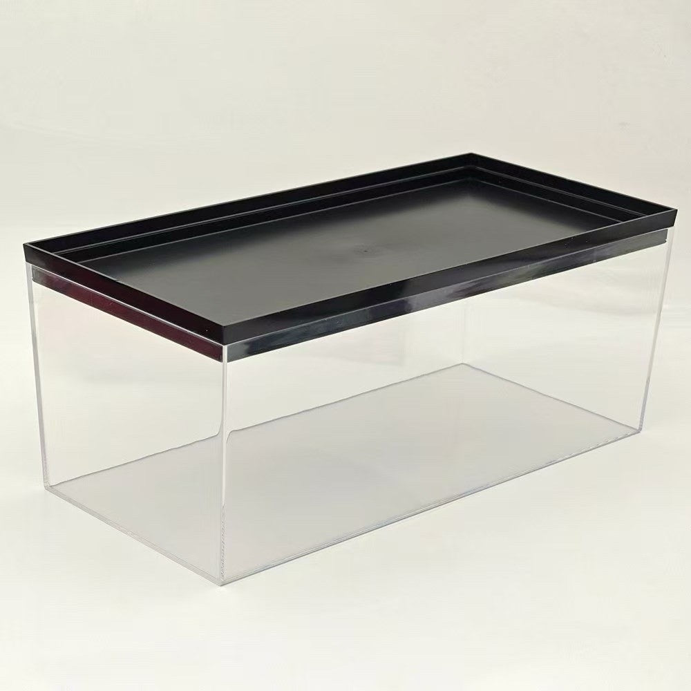 1:18 Acrylic Display Case with Leather Base Dustproof Transparent Model Car Box