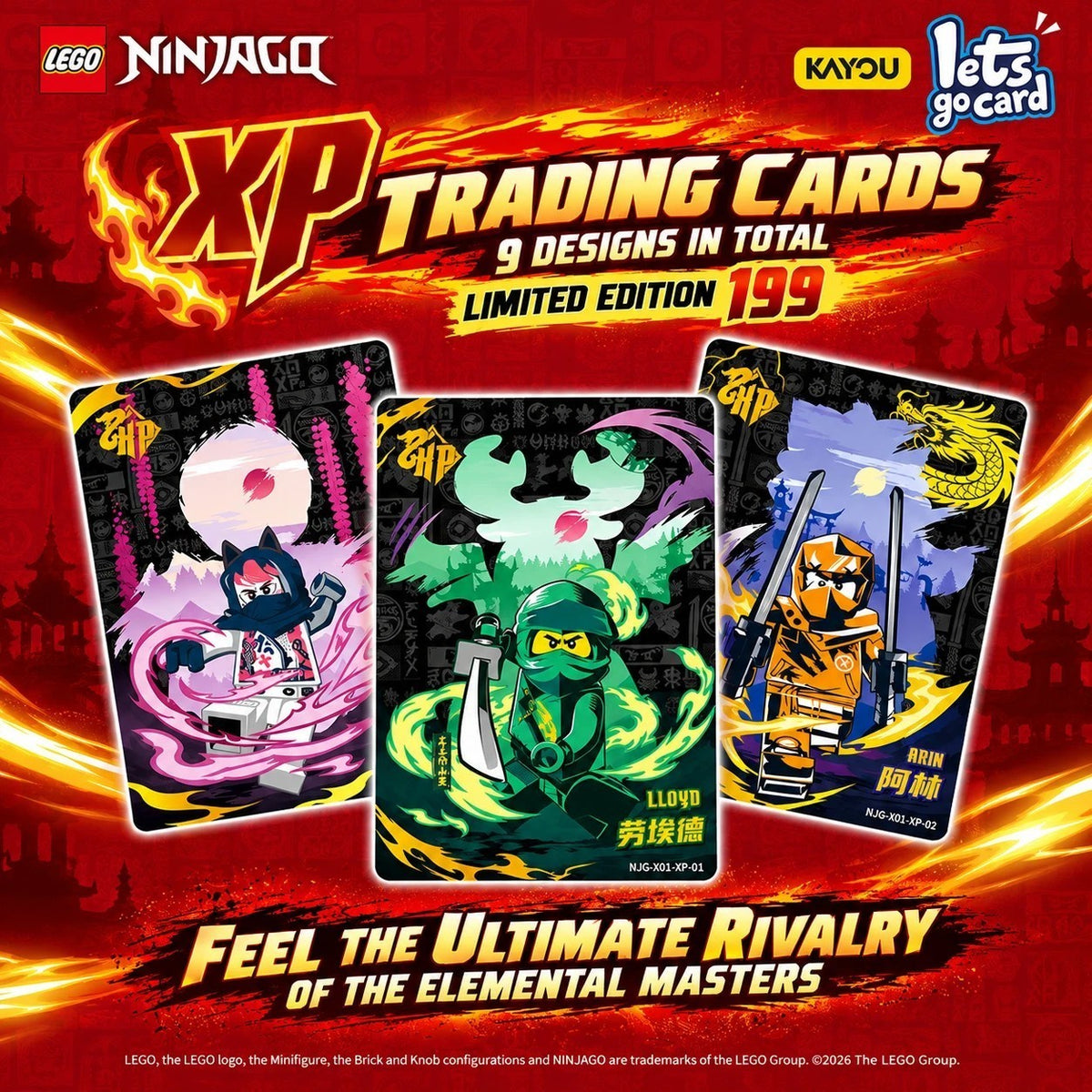 Kayou LEGO Ninjago Awakening Series 1 Booster Box collectible card