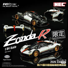 1/64 Almost Real Zonda R White Italian Livery HEC 2026 Diecast Model Toys Car