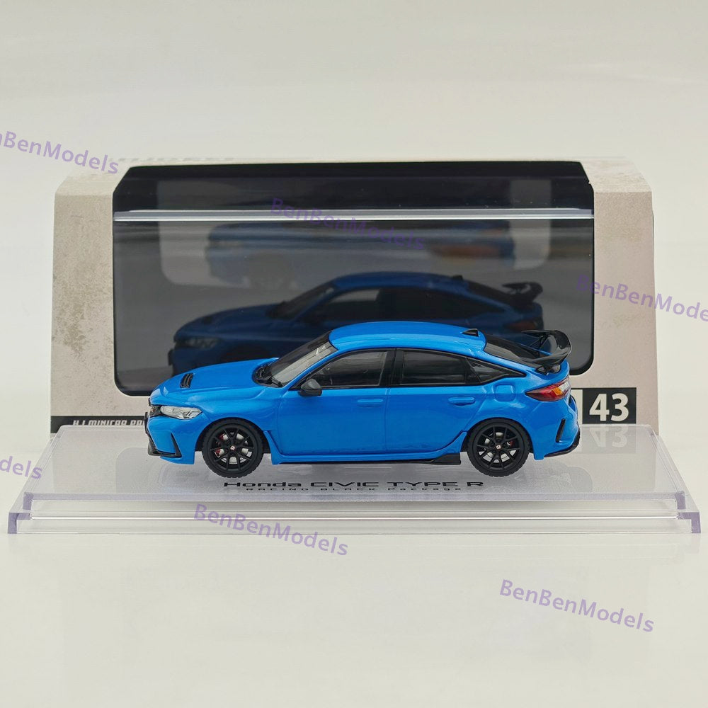 1/43 Hobby Japan HJD43 CIVIC TYPE R (FL5) RACING BLACK Package Diecast Car Model