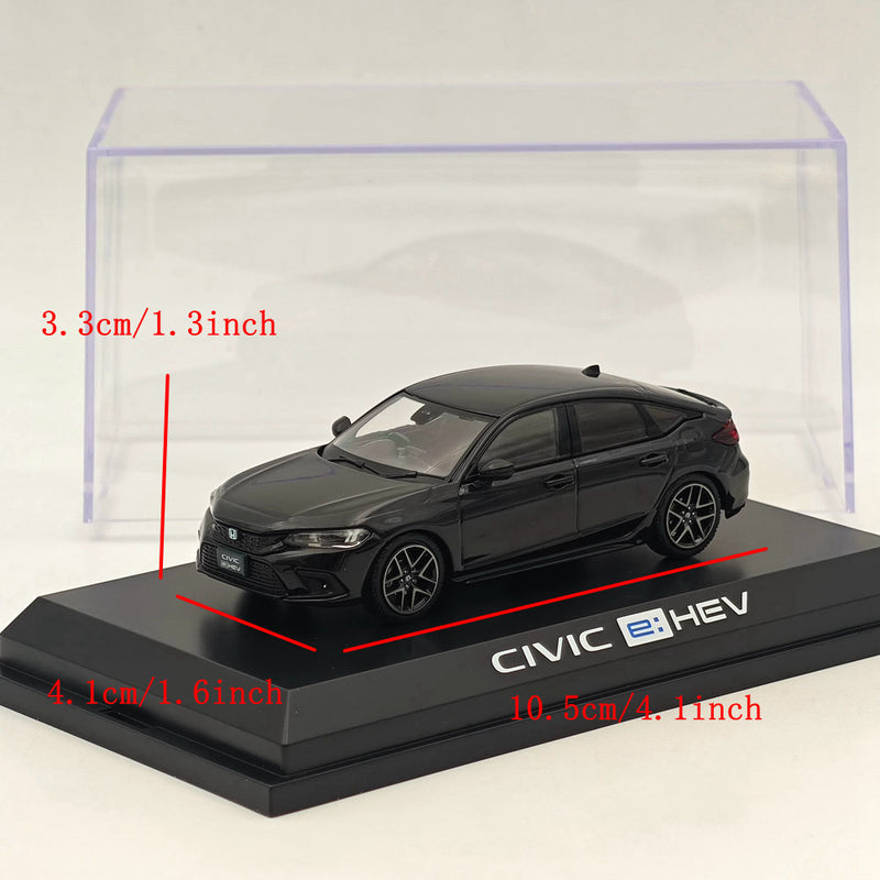 Hobby Japan 1/43 Honda CIVIC (FL4) e:HEV Crystal Black Pearl HJ433003BK Diecast Model Car Limited Collection