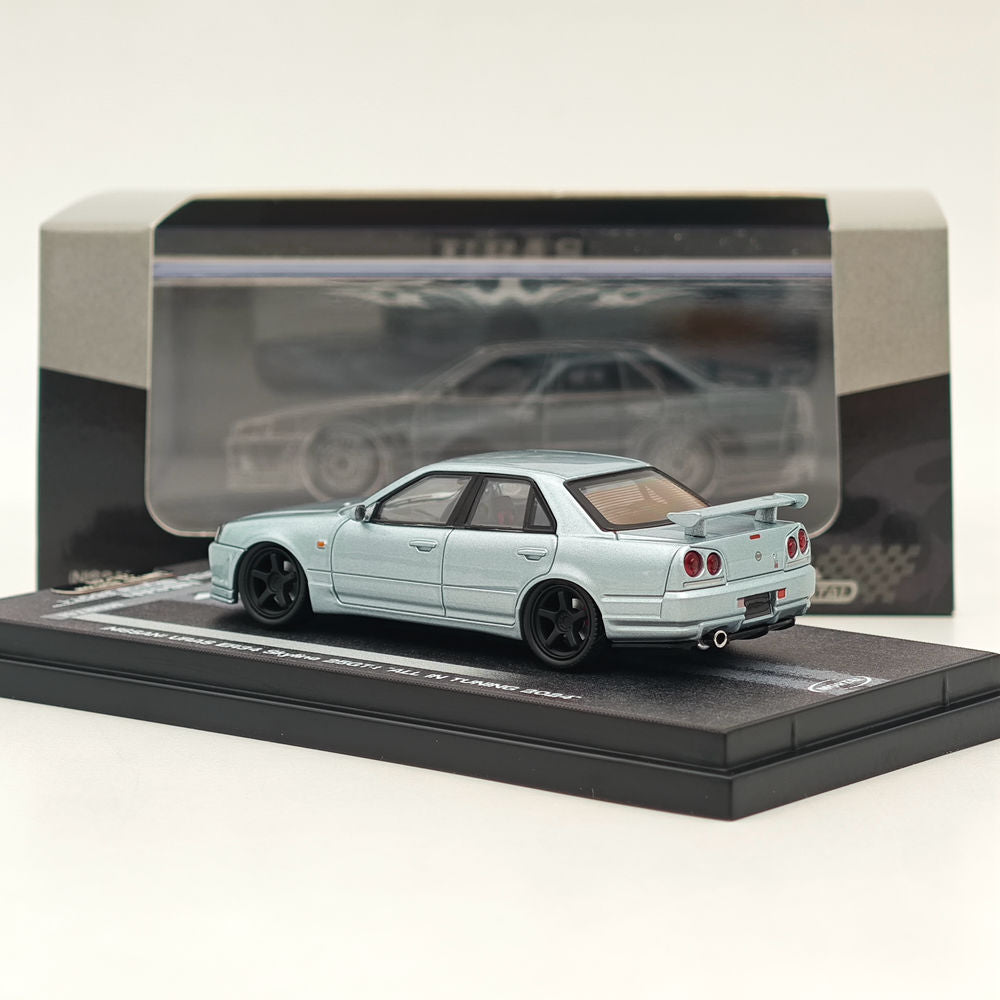 MORTAL 1:64 NISSAN SKYLINE ER34 Skyline 25GT-t Jouets miniatures moulés sous pression Modèles de voitures Collection de loisirs Cadeaux TOUT EN TUNING 2024 