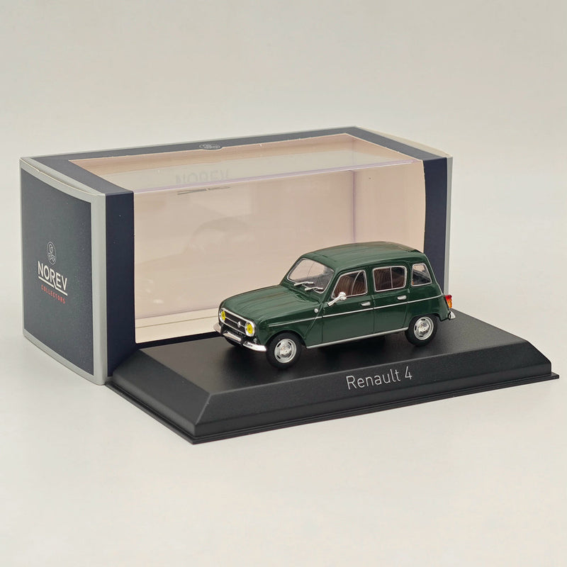 1/43 Norev Renault R4 1974 Dark Green Quatrelle Diecast Models Car Collection