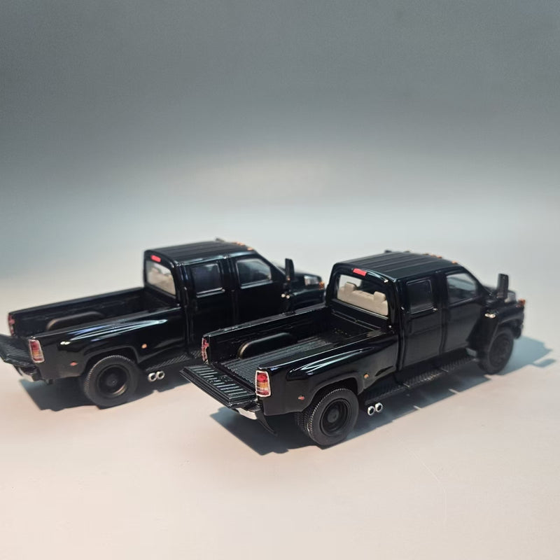 Pre-sale 1/64 GOC Chevrolet Kodiac & GMC Topkick C4500 Pickup Diecast Black