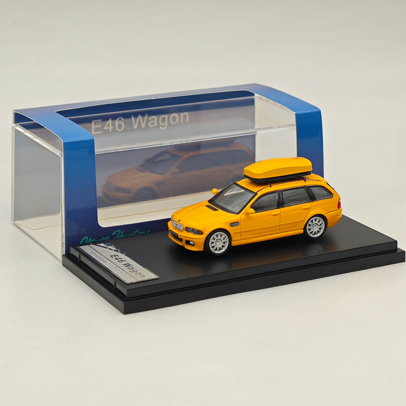 1:64 Stance Hunters E46 Wagon Diecast Model Car Limited Collection Yellow