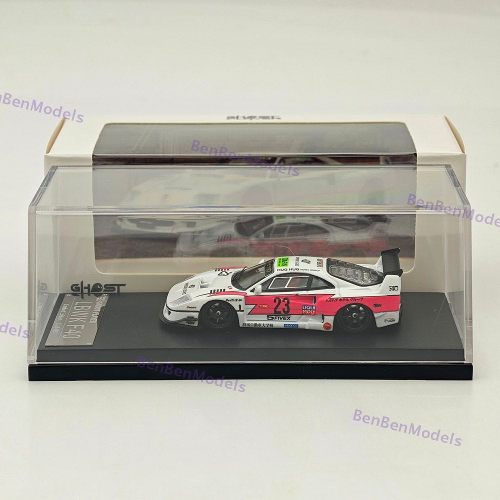 1/64 Ghost Player F40 #23 LBWK Racing Sports Model Diecast Metal Car Limited
