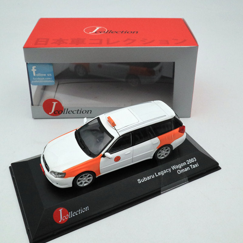 J Collection 1:43 SUBARU Legacy Wagon Oman TAXI 2003 JC284 Limited Edition Toys Car Gift