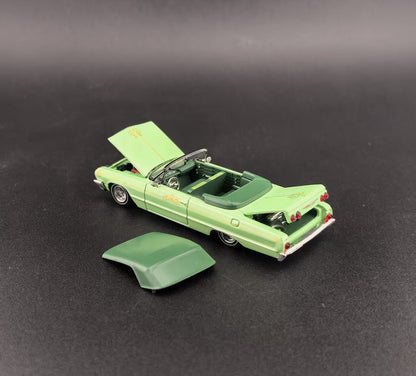 Fine Works FW 1:64 Impala Lowrider Openable Convertible Adjustable Chassis Diecast Alloy Car Models Gifts