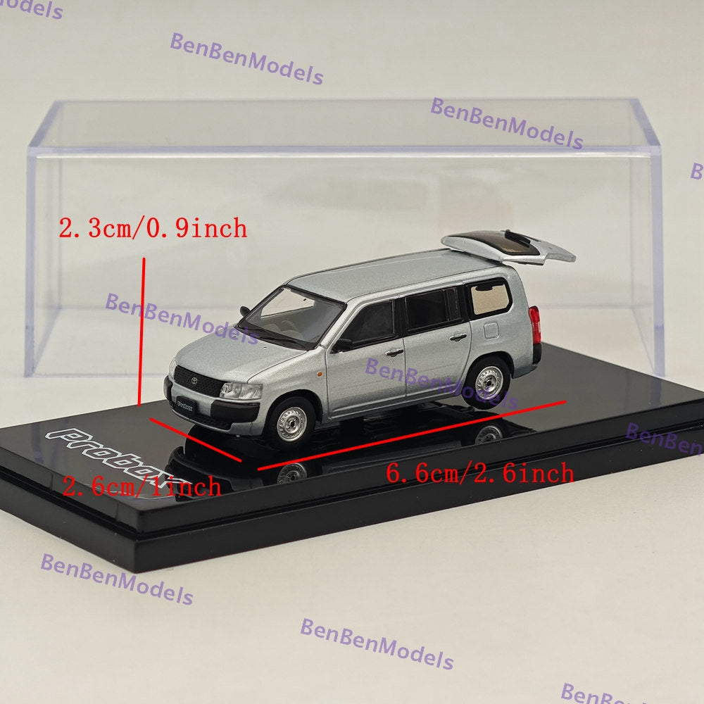 1/64 Hobby Japan Toyota PROBOX GL Silver HJ644062S Diecast Models Car Collection